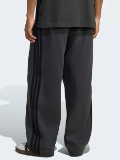 Joggingbroeken*adidas - Essentials Three Stripes Fleece Wide Leg Trousers Grijs