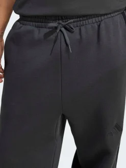 Joggingbroeken*adidas - Essentials Three Stripes Fleece Wide Leg Trousers Grijs