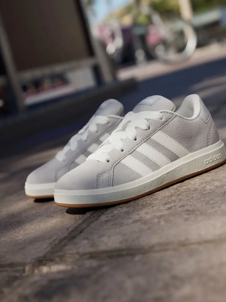 Sneakers|Sneakers*adidas Grijs - Grand Court 00s Suede Lace Kids Trainers