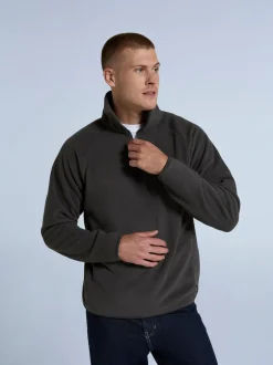 Jassen En Jacks|Sweaters En Hoody´S|Animal - Stockholm Half-Zip Fleece Grijs