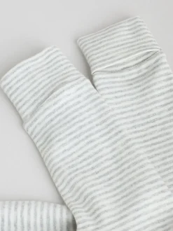 Babypakjes En Babypyjama's*Next Grijs - Baby Popper Sleepsuits 3 Pack