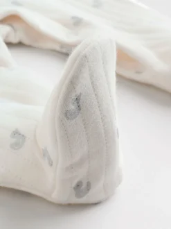 Babypakjes En Babypyjama's*Next - Baby Quilted Sleepsuits 2 Pack Grijs