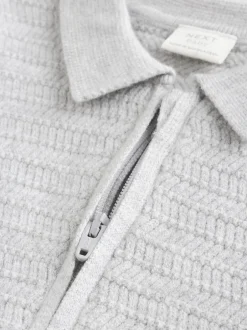 Truien En Breisels|Next Grijs - Babyset met gebreide trui en legging (0mnd-2jr)
