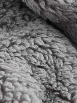 Kamerjassen|Next Grijs - Badjas van fleece voor baby's (12mnd-8jr)