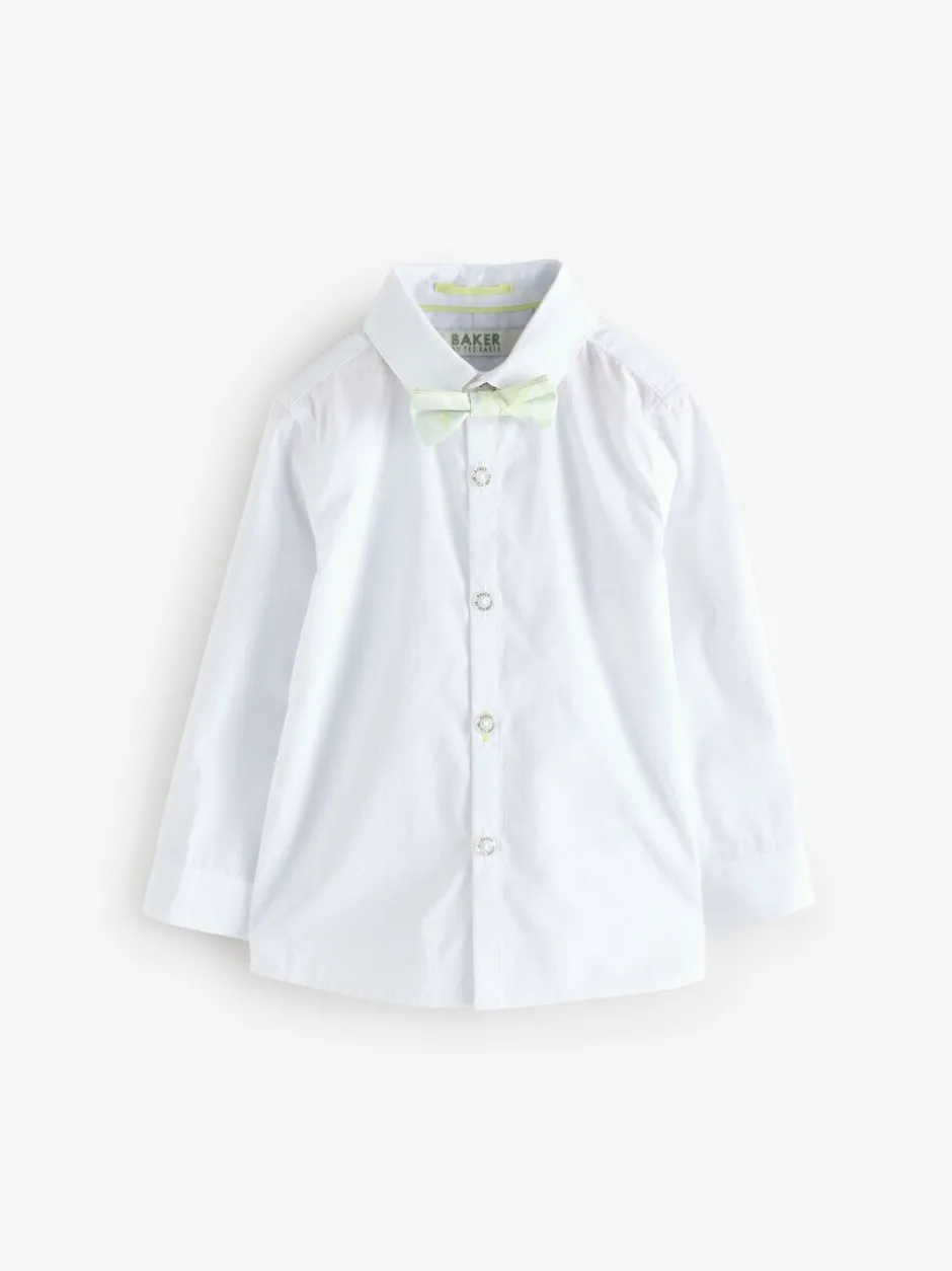 Kostuums En Herenvesten|Baker by Ted Baker - set van gilet, overhemd en broek Grijs
