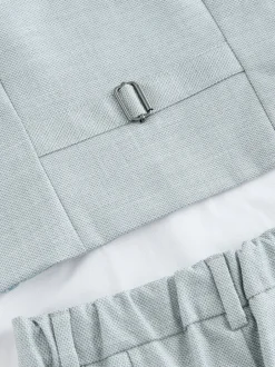 Kostuums En Herenvesten*Baker by Ted Baker - set van gilet, overhemd en broek Grijs