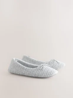 Pantoffels|Next Grijs - Ballerina Heart Slippers