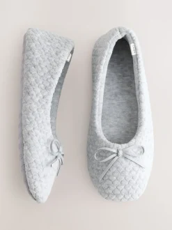 Pantoffels|Next Grijs - Ballerina Heart Slippers