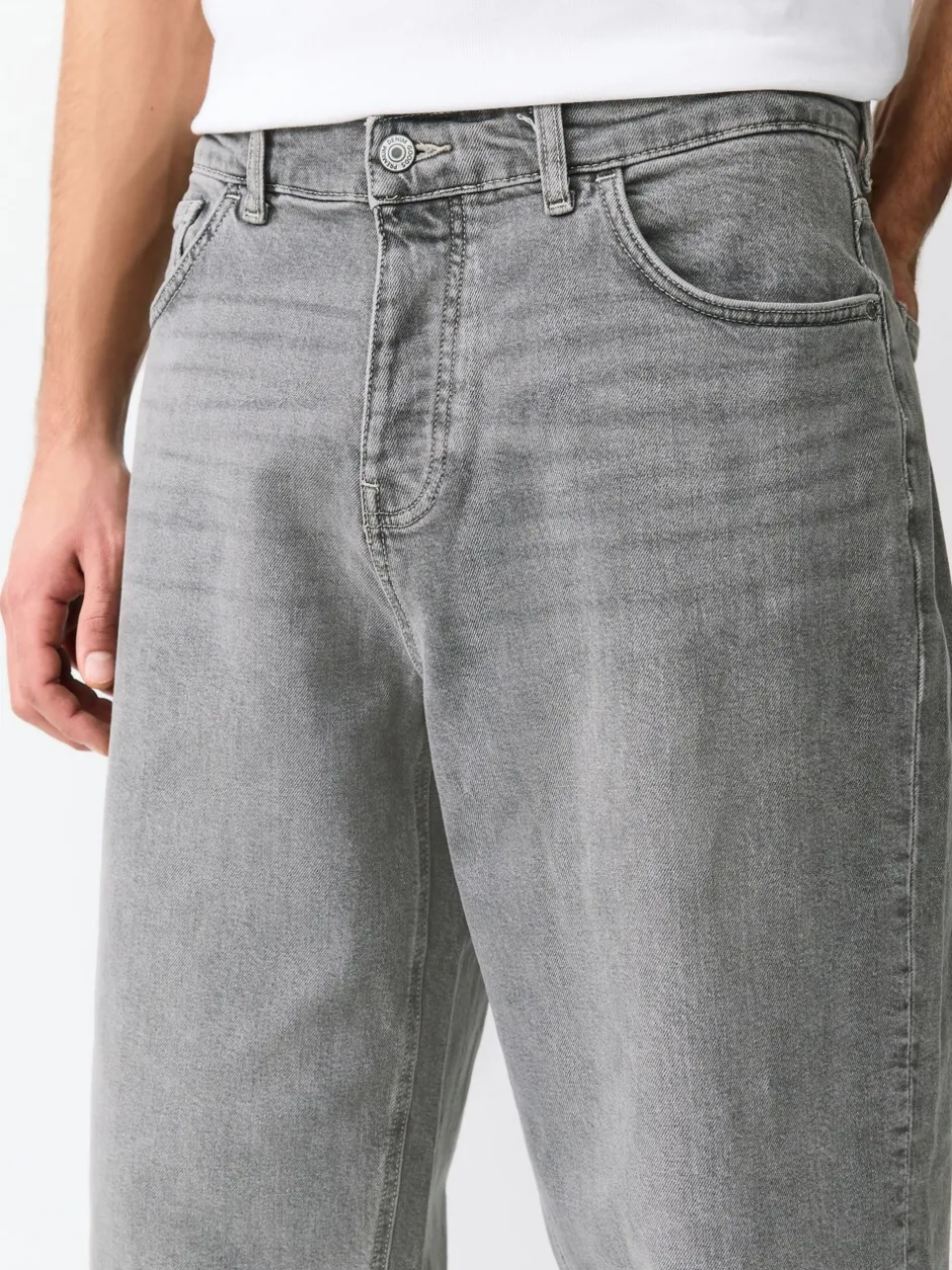 Jeans*Next - Barrel Fit - Vintage wash denim jeans Grijs