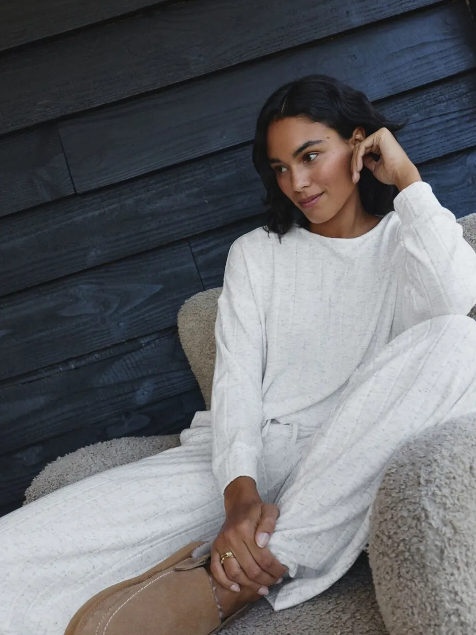 Pyjama's|Loungewear|Next - Behaaglijke pyjama met lange mouwen Grijs