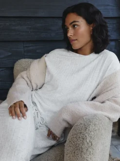 Pyjama's|Loungewear|Next - Behaaglijke pyjama met lange mouwen Grijs