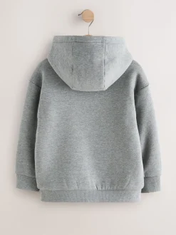 Sweaters En Hoody´S|Next - Borg Fleece Zip Through Hoodie (3-16yrs) Grijs