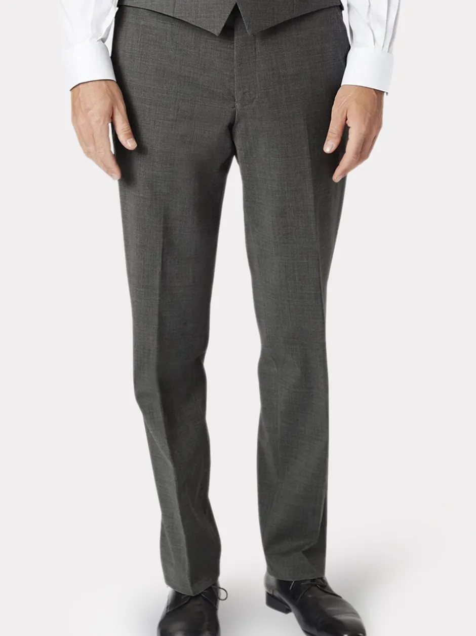 Formele Broek*Brook Taverner Grijs - Avalino Fit Trousers