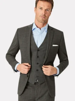 Formele Broek*Brook Taverner - Cassino Slim Fit Jacket Grijs