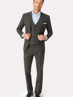 Formele Broek*Brook Taverner - Cassino Slim Fit Jacket Grijs