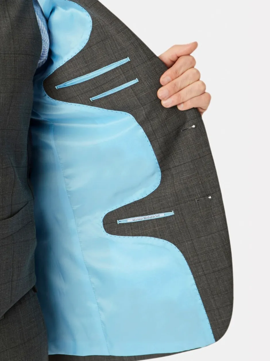 Formele Broek*Brook Taverner - Cassino Slim Fit Jacket Grijs