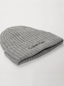 Mutsen, Sjaals En Handschoenen|Calvin Klein Golf - Boyland Knitted Beanie Grijs