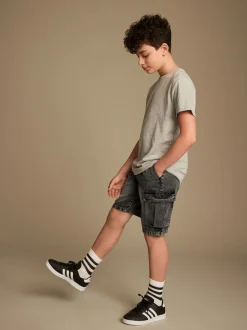 Shorts|Next - Cargoshort (3-16jr) Grijs