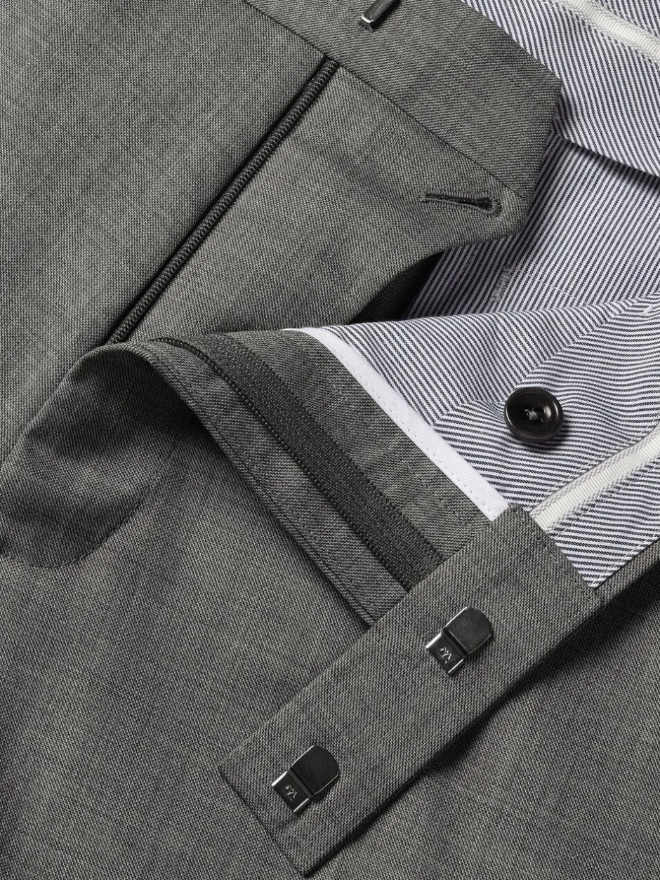 Formele Broek*Charles Tyrwhitt - Slim Fit Sharkskin Trousers Grijs