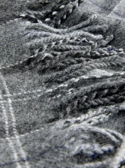 Mutsen, Sjaals En Handschoenen|Next Grijs - Check Flat Cap And Scarf Set