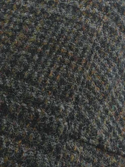Mutsen, Sjaals En Handschoenen*Next Grijs - Check Harris Tweed Flat Cap