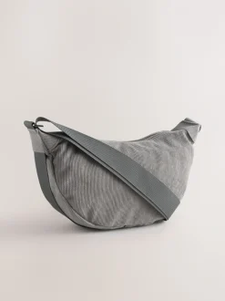 Tassen En Portemonnees*Next Grijs - Cord Effect Sling Bag
