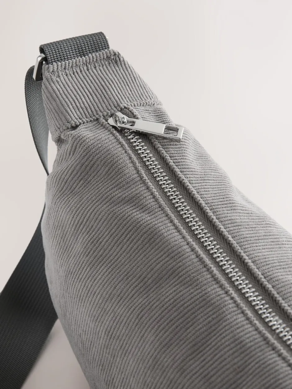 Tassen En Portemonnees*Next Grijs - Cord Effect Sling Bag