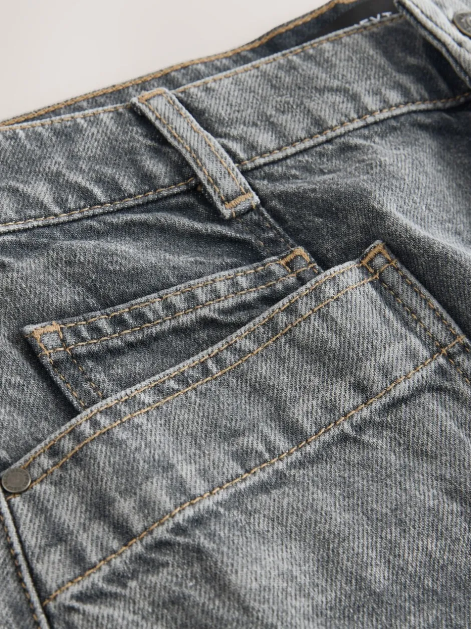 Shorts|Next Grijs - Denim Cargo Pocket Shorts