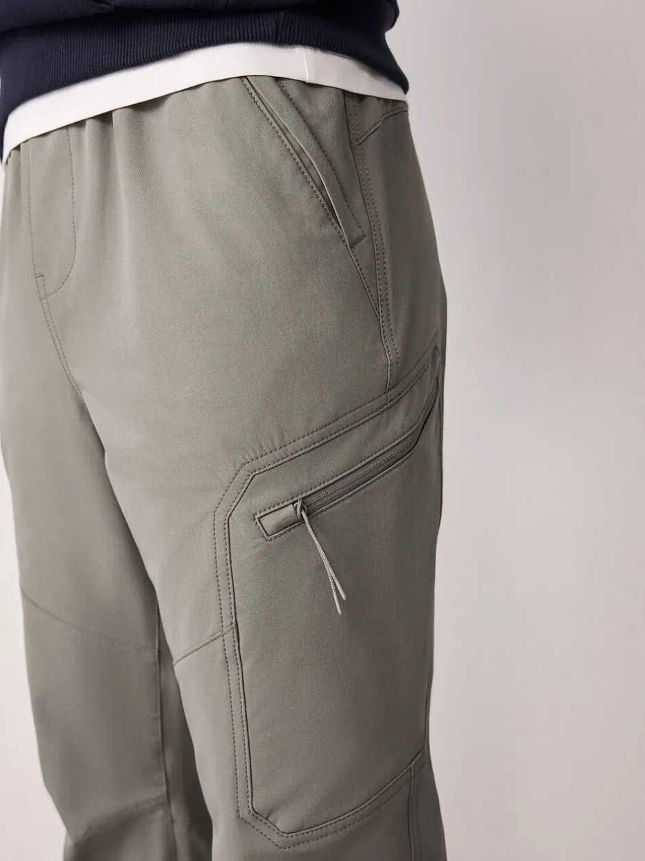 Broeken En Chino's|Next - DryTech Slim Fit Tech Stretch Utility Cargo Trousers Grijs
