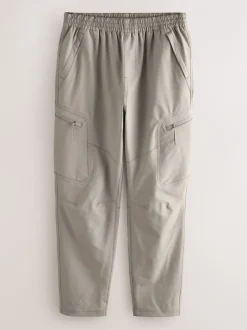 Broeken En Chino's|Next - DryTech Slim Fit Tech Stretch Utility Cargo Trousers Grijs