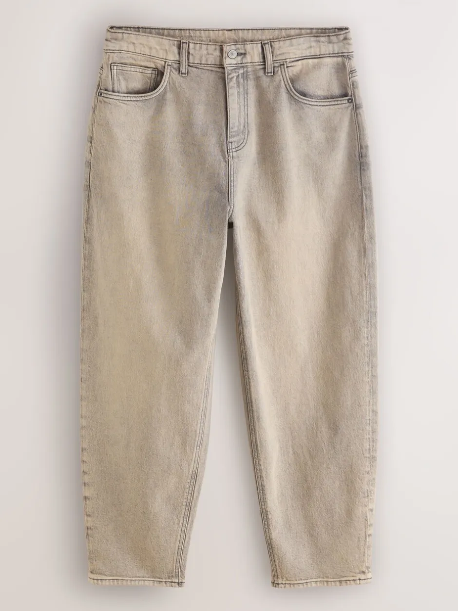 Jeans|Next - EDIT Barrel Fit Jeans Grijs