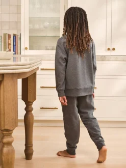 Pyjama's*Next Grijs - Enkele behaaglijke fleece pyjama (3 - 16 jr)