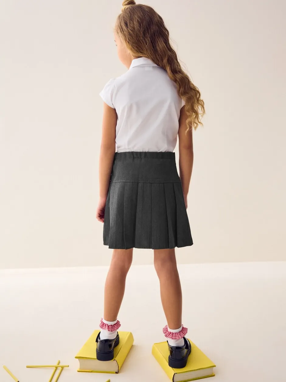 Shorts En Rokken|Next - Fietsshort en geplooide rok set (3-17jr) Grijs