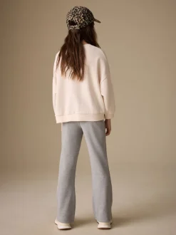 Broeken En Leggings|Next - Flared Joggers (3-16yrs) Grijs