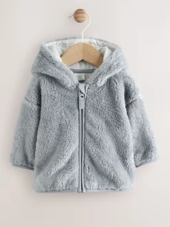 Jassen, Jacks En Kinderwagenpakjes|Jassen En Jacks*Next - Fleece babyjack met rits Grijs