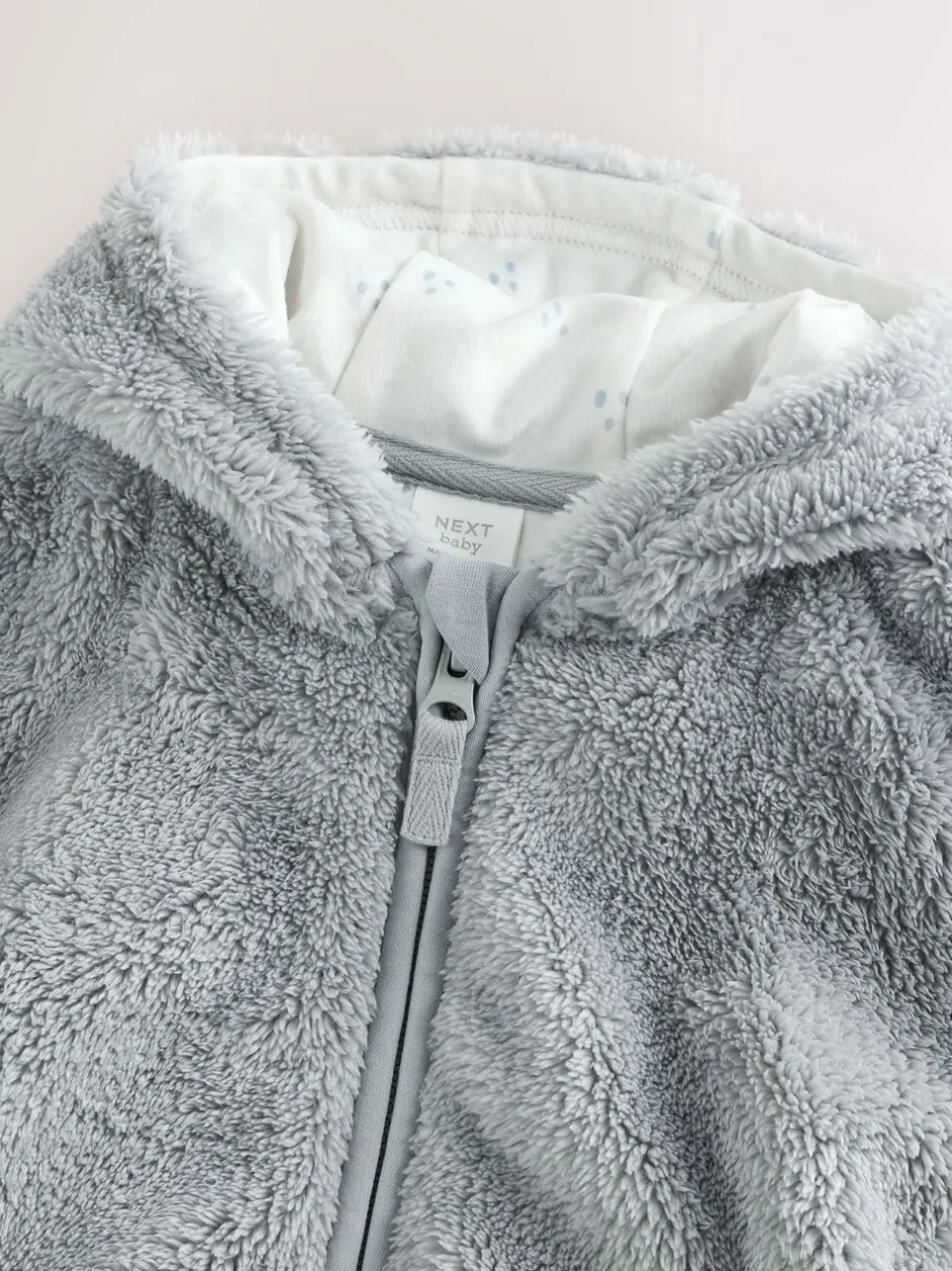 Jassen, Jacks En Kinderwagenpakjes|Jassen En Jacks*Next - Fleece babyjack met rits Grijs