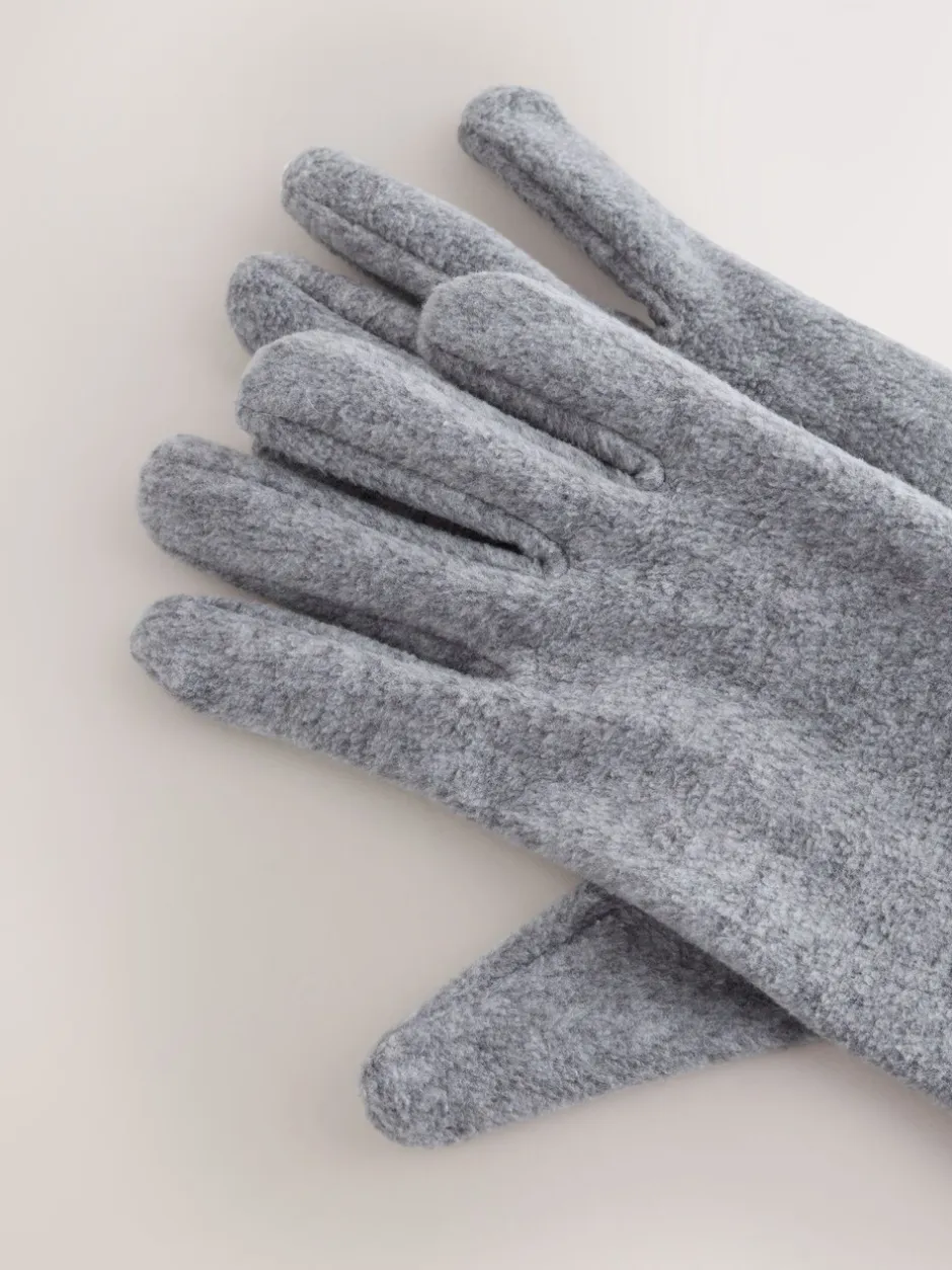Mutsen, Handschoenen En Sjaals*Next Grijs - Fleece handschoenen
