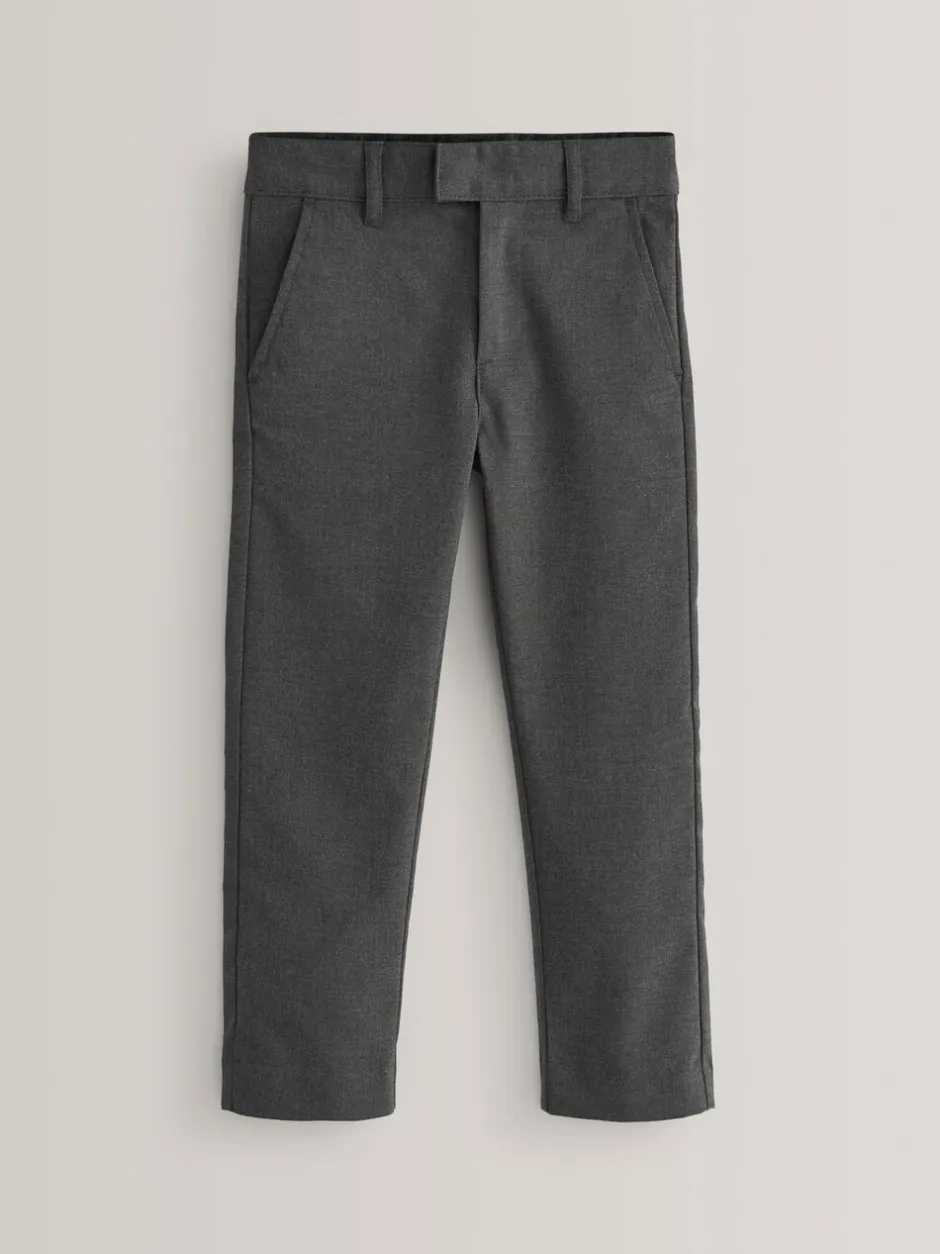 Schoolkleding|Broeken En Chino's*Next - Formele skinny schoolbroek met stretch (3-17 jr) Grijs