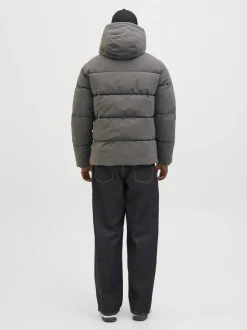 Jassen En Jacks*JACK & JONES - - Gewatteerd jack met capuchon Grijs