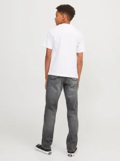 Jeans|JACK & JONES JUNIOR - Grey Clark Regular Fit Jeans Grijs