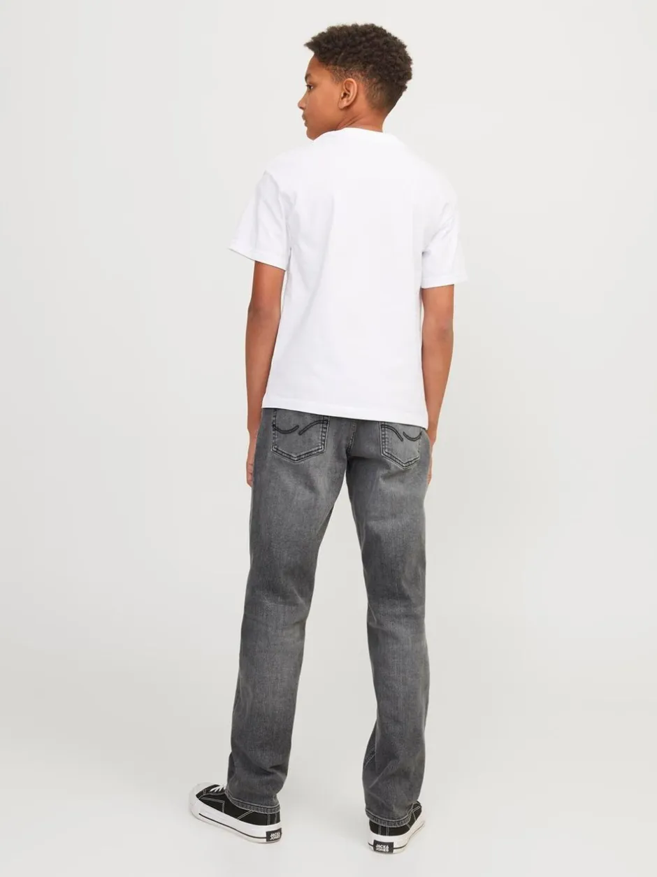 Jeans|JACK & JONES JUNIOR - Grey Clark Regular Fit Jeans Grijs