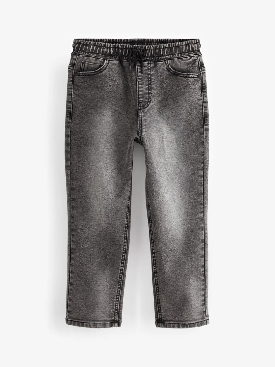 Jeans*Next - Jeans met stretch en elastische taille (3-16 jr) Grijs
