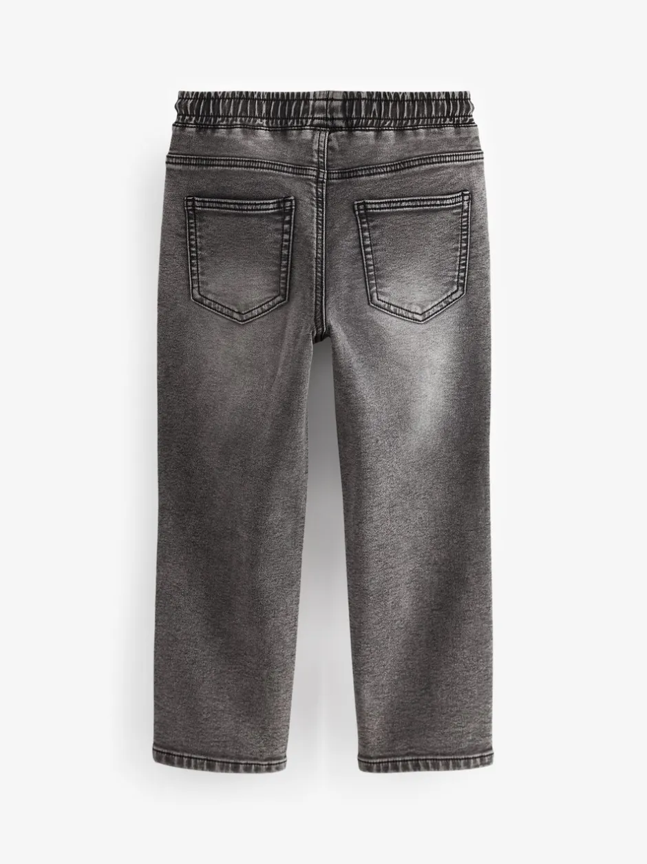Jeans*Next - Jeans met stretch en elastische taille (3-16 jr) Grijs