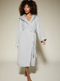 Badjassen*KBX - Rosa Fluffy Robe Grijs