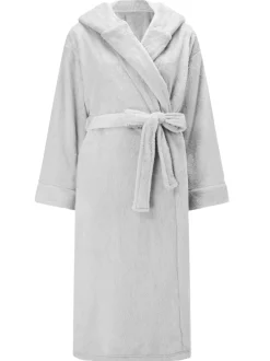 Badjassen*KBX - Rosa Fluffy Robe Grijs
