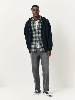 Jeans|Next Grijs - Klassieke stretchy Jeans met relaxed fit