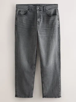 Jeans|Next Grijs - Klassieke stretchy Jeans met relaxed fit