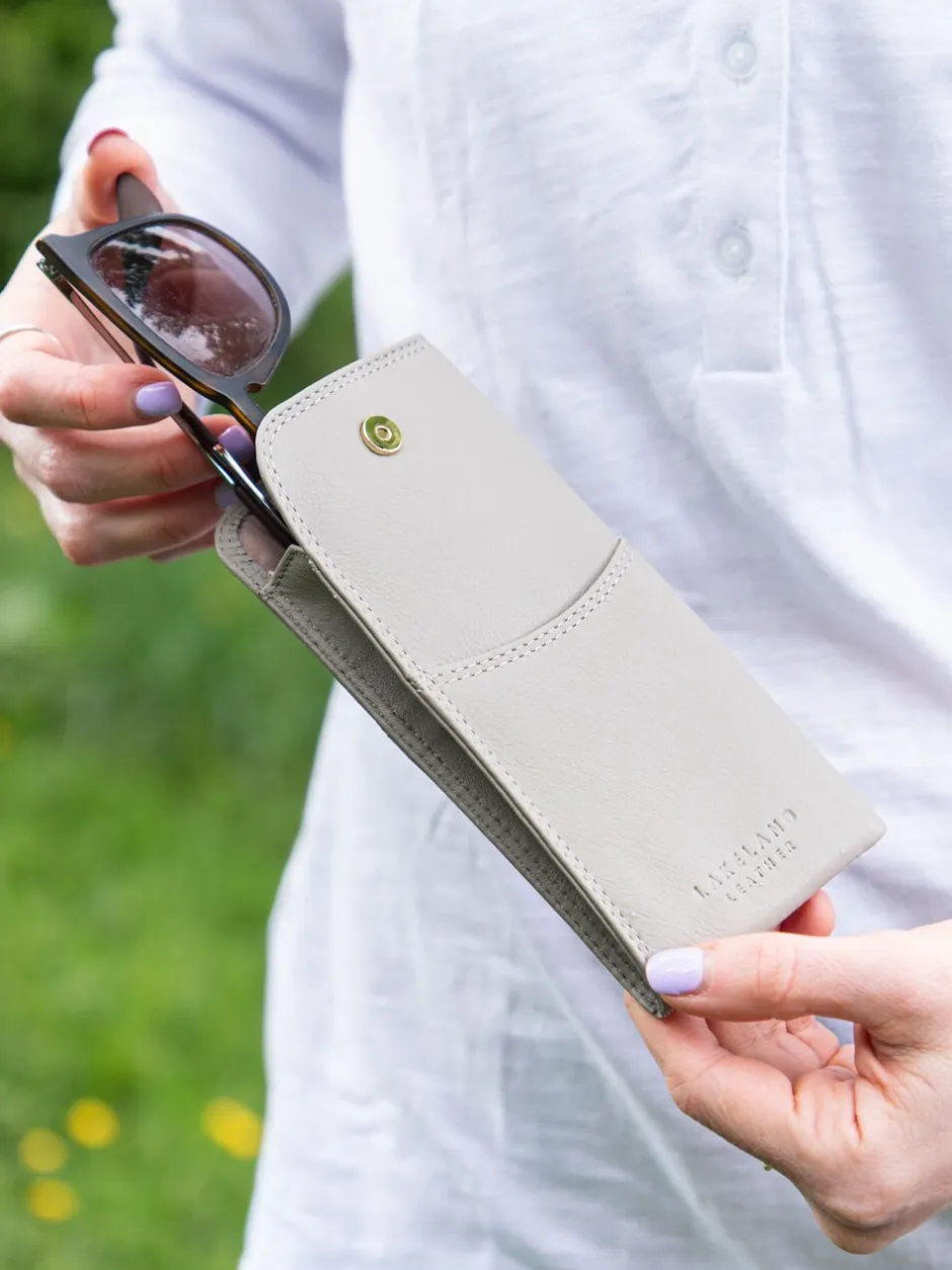 Zonnebril|Lakeland Leather Grijs - Glasses Case