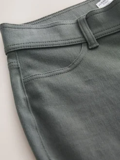 Leggings En Joggingbroeken|Next Grijs - Lange jersey denim leggings