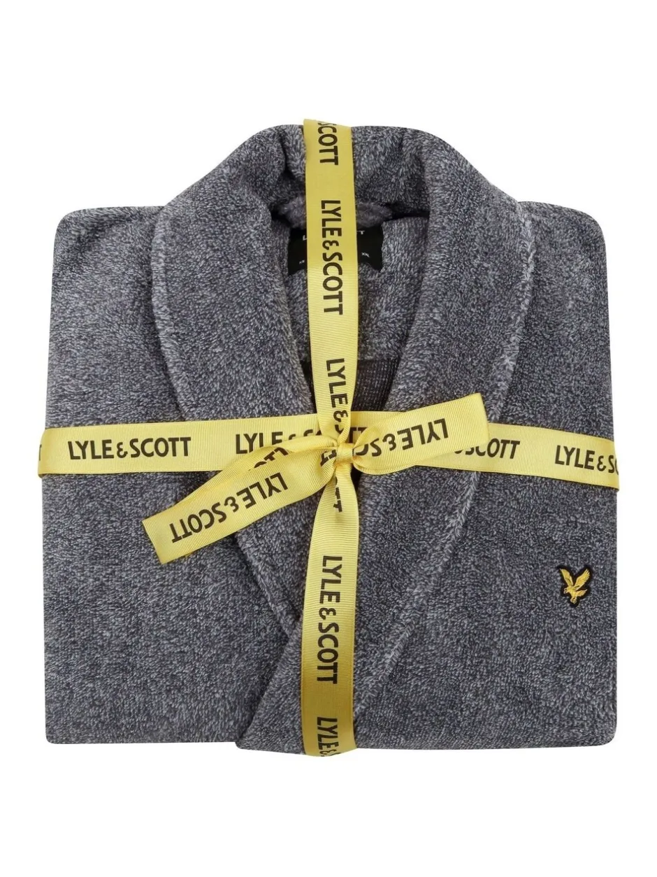 Kamerjassen En Badjassen|Lyle & Scott Grijs - kamerjas